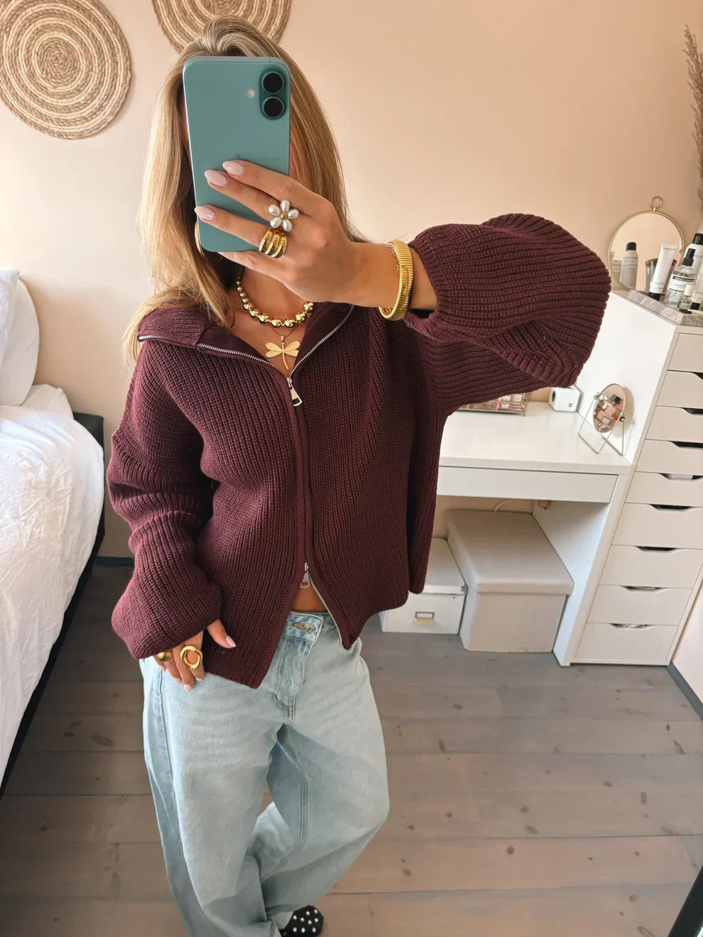Alivia | Cardigan en tricot épais oversize pour femmes