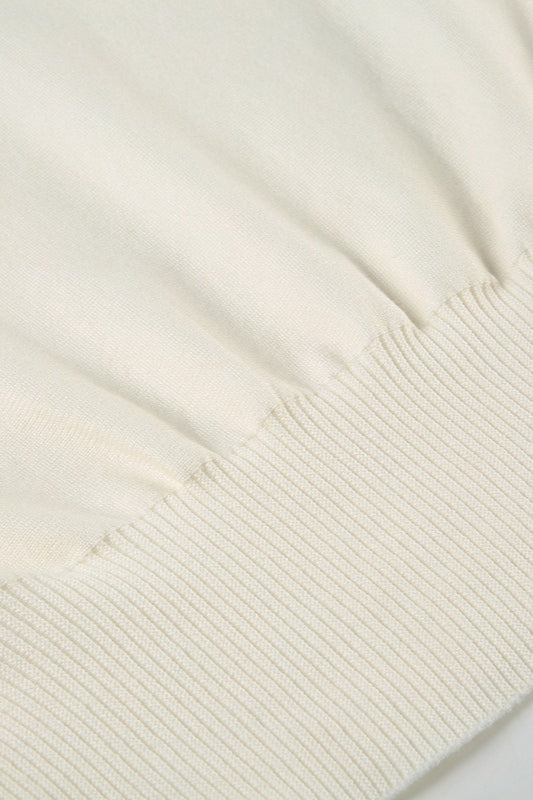 Alyson | Pull en maille à ourlet côtelé pour femmes