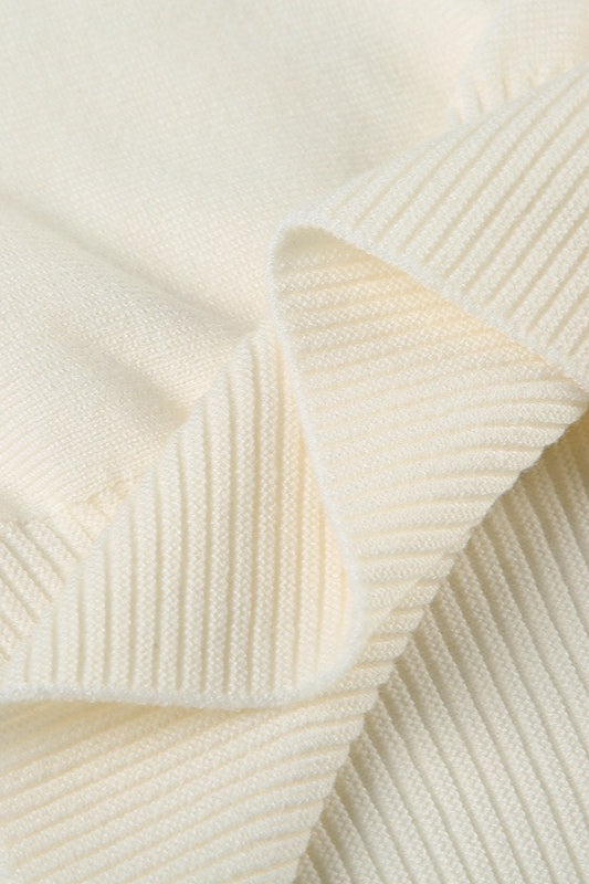 Alyson | Pull en maille à ourlet côtelé pour femmes