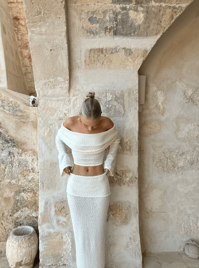 Azaria | Ensemble d'été texturé pour femmes en deux pièces