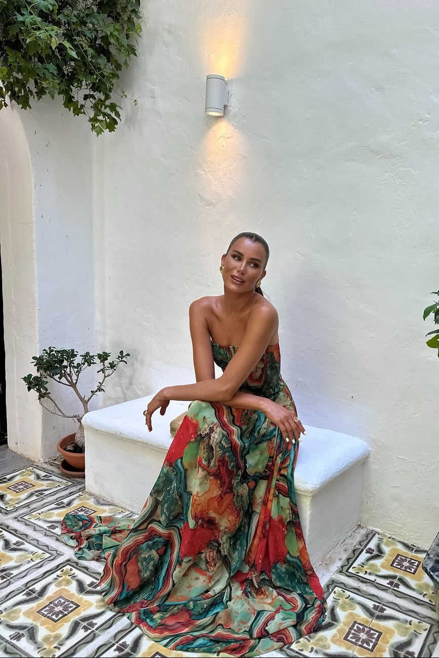 Bellamy | Robe maxi d'été sans bretelles pour femmes
