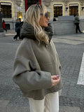 Cadence | Veste Bomber à Capuche à Blocs de Couleurs pour Femmes