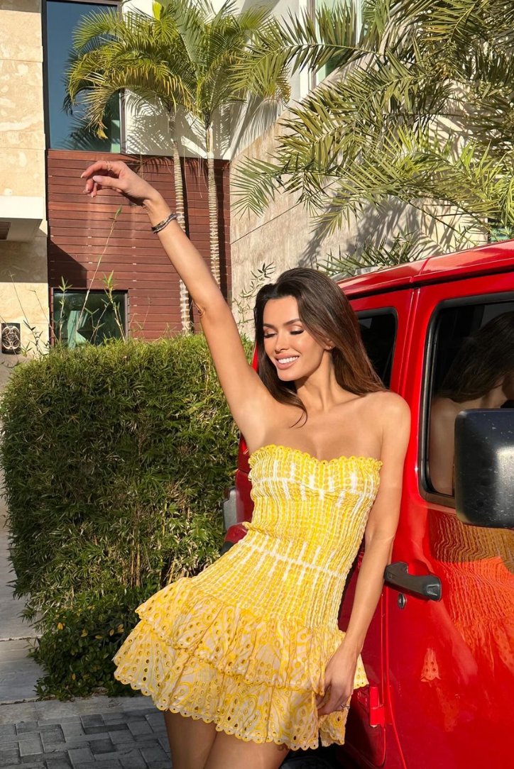 Danica | Robe d'été mini à volants pour femmes