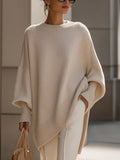 Delilah | Pull en maille oversize à col rond pour femmes