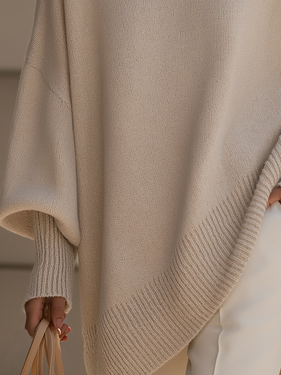 Delilah | Pull en maille oversize à col rond pour femmes