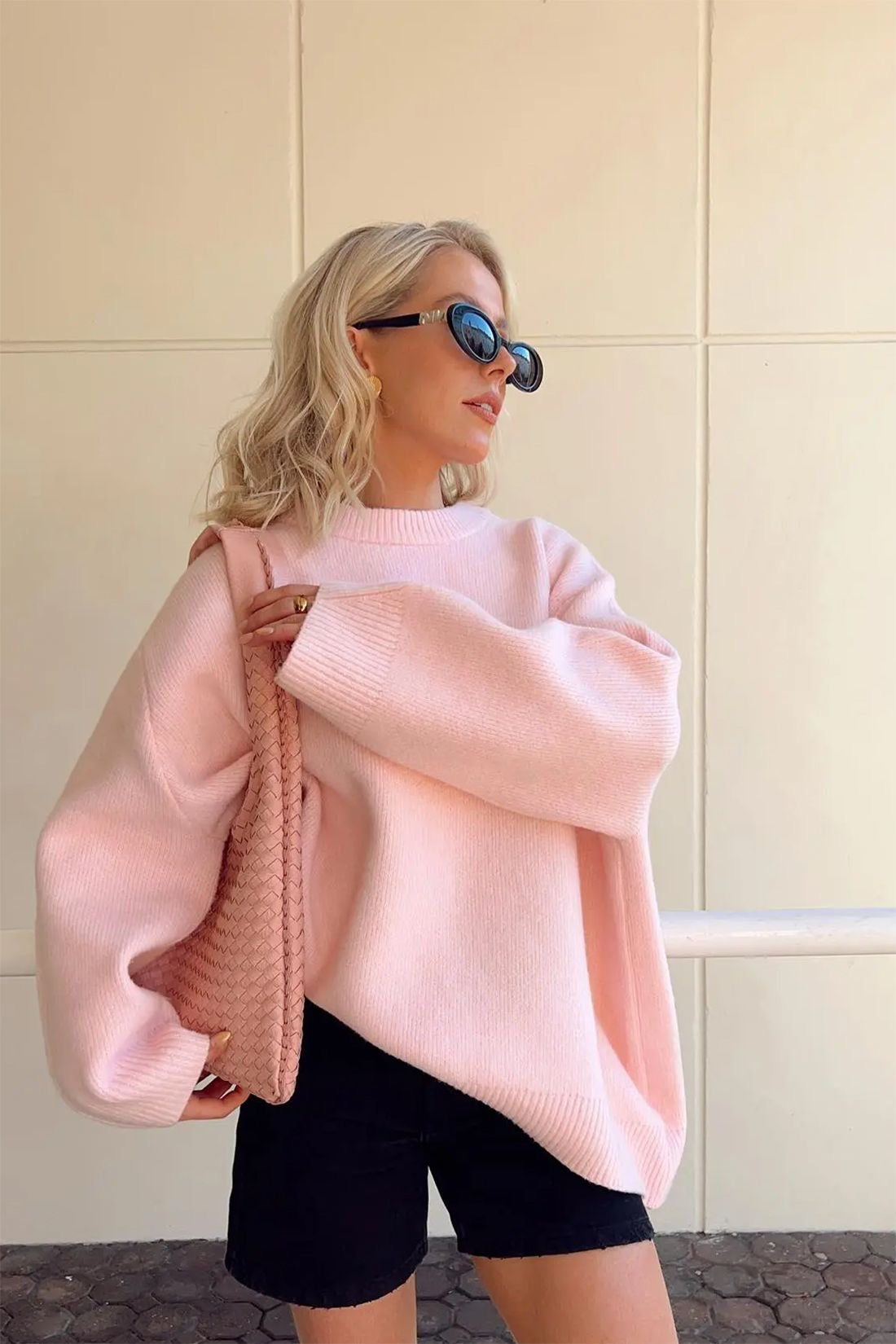 Dove | Pull oversized chaud en tricot doux à épaules tombantes pour femmes