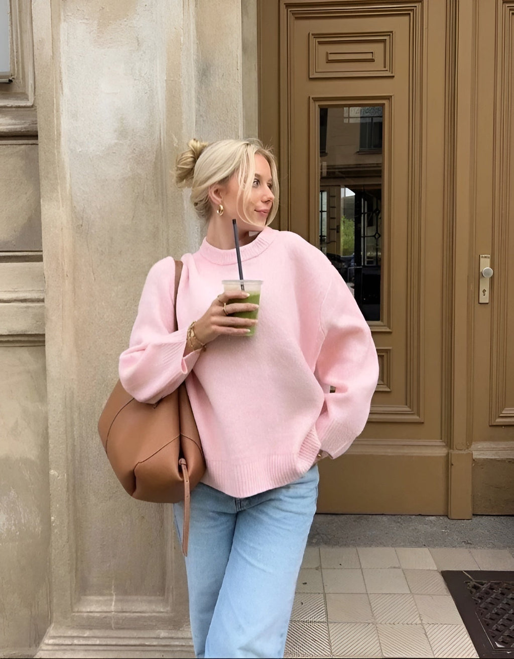 Dove | Pull oversized chaud en tricot doux à épaules tombantes pour femmes