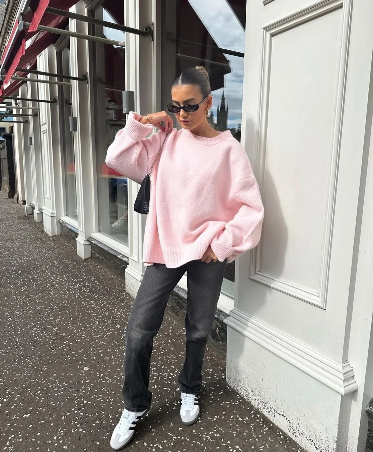 Dove | Pull oversized chaud en tricot doux à épaules tombantes pour femmes
