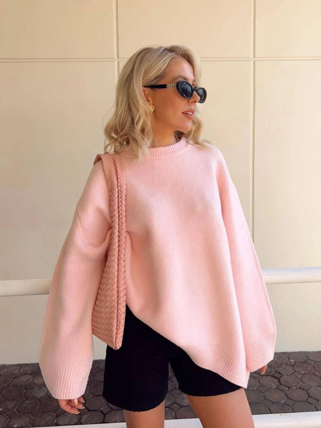 Dove | Pull oversized chaud en tricot doux à épaules tombantes pour femmes