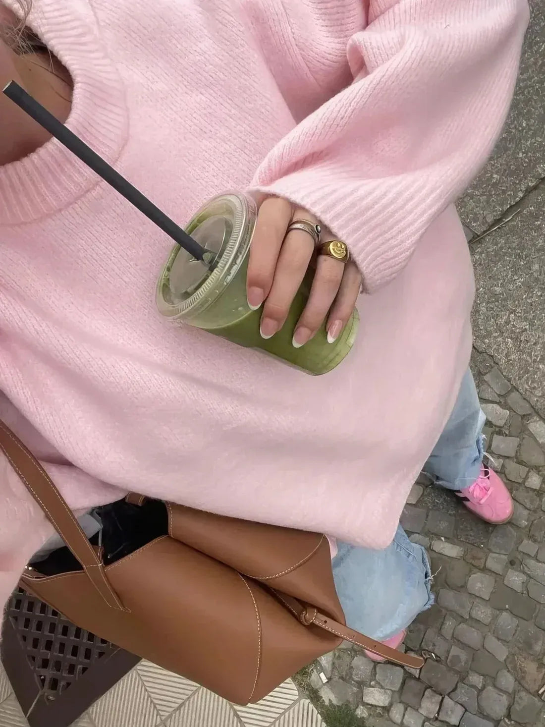 Dove | Pull oversized chaud en tricot doux à épaules tombantes pour femmes