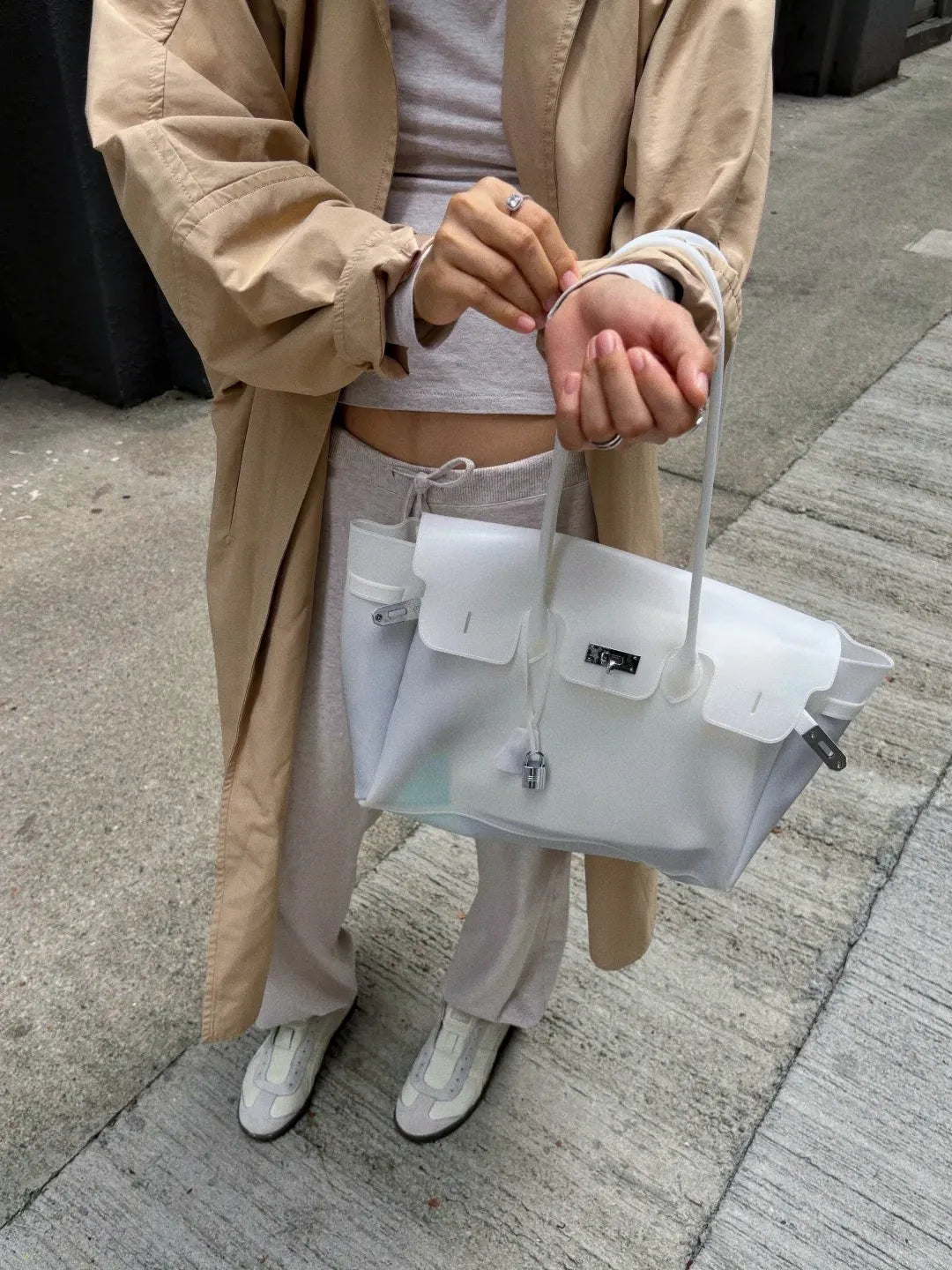 Eileen | Sac à main structuré en simili cuir pour femmes