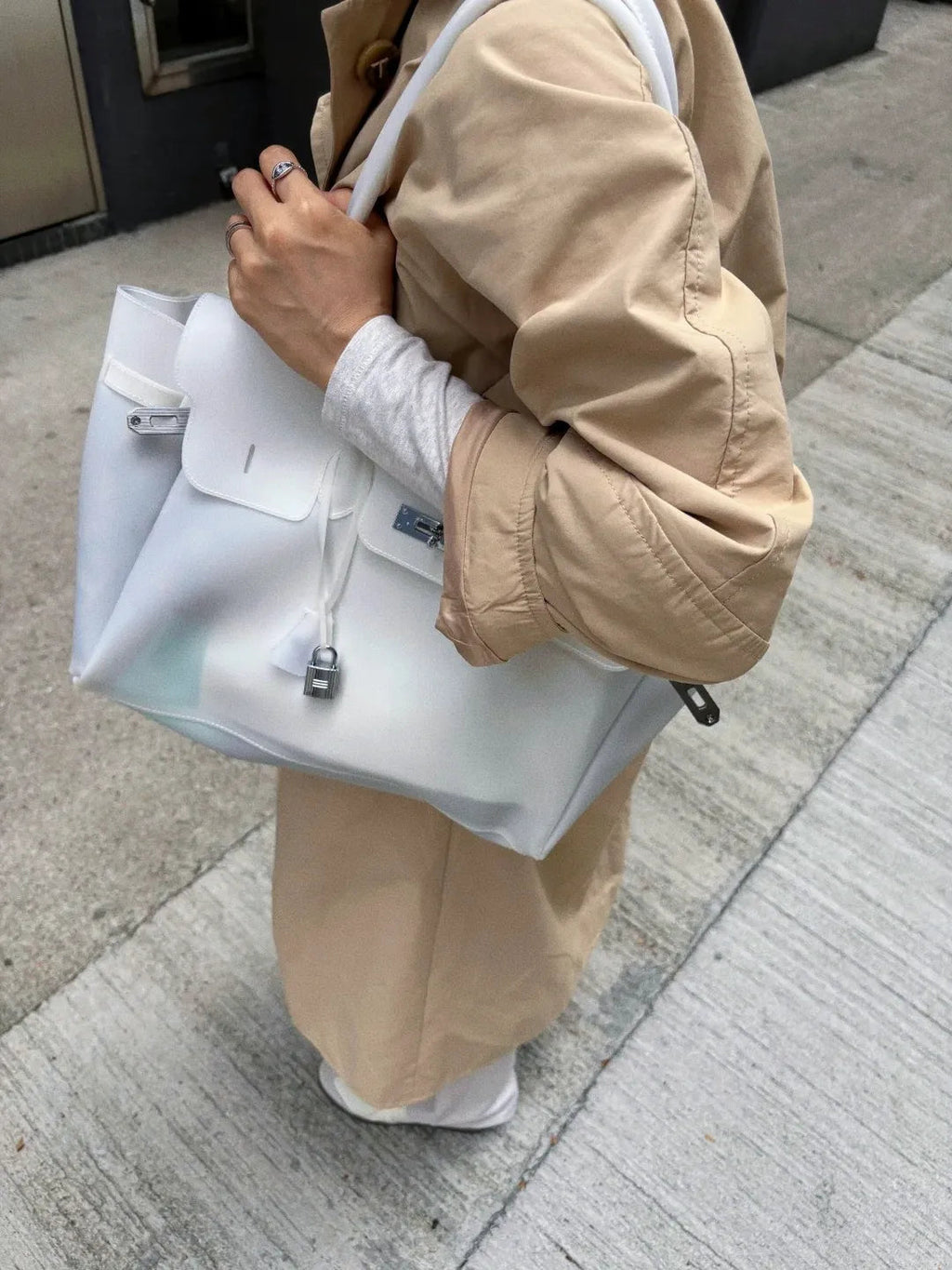 Eileen | Sac à main structuré en simili cuir pour femmes