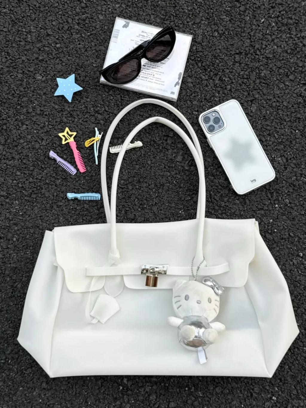 Eileen | Sac à main structuré en simili cuir pour femmes