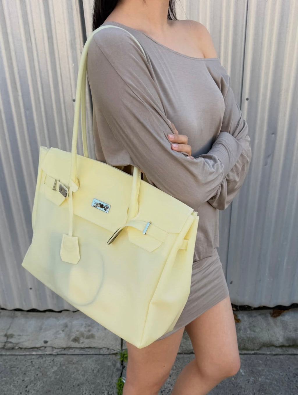 Eileen | Sac à main structuré en simili cuir pour femmes