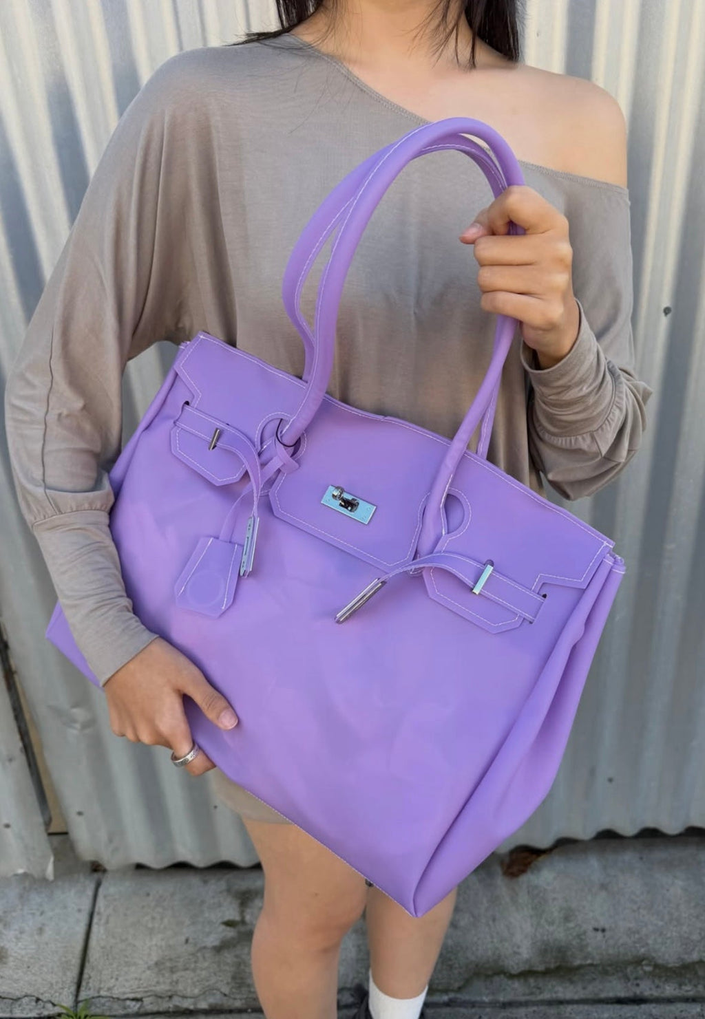 Eileen | Sac à main structuré en simili cuir pour femmes