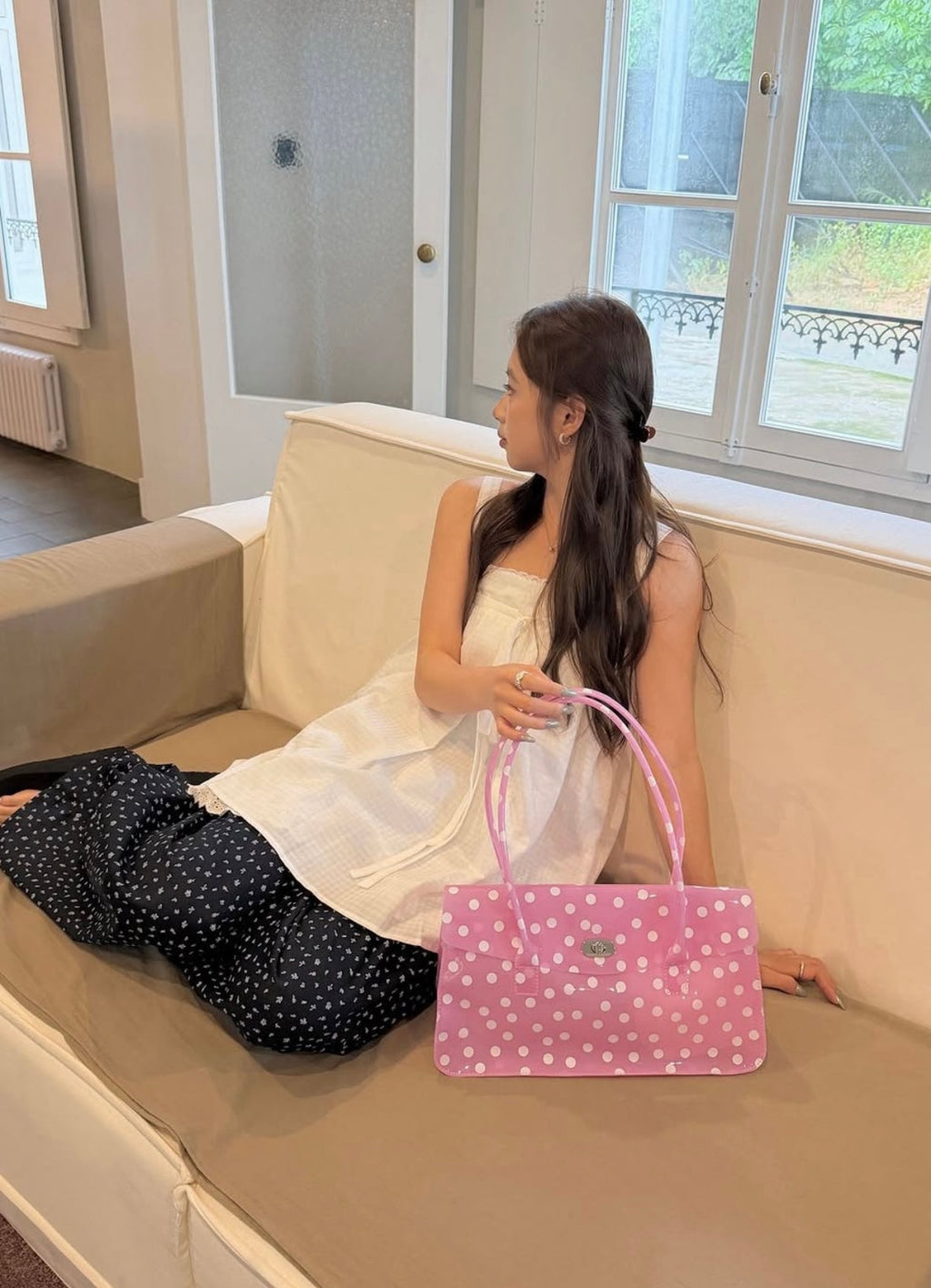Eileen | Sac à main structuré en simili cuir pour femmes