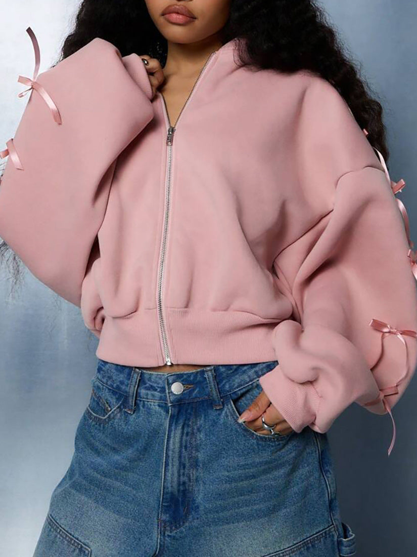 Eleanora | Pull zippé à col haut et manches longues pour femmes