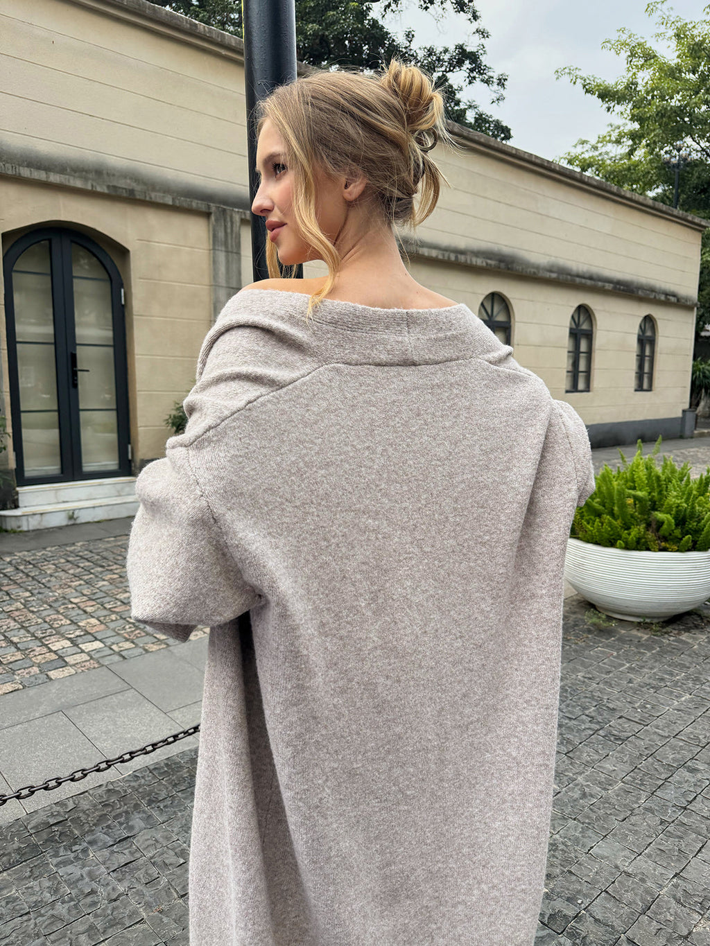 Ensley | Ensemble Tricot à Encolure Carrée pour Femmes en Trois Pièces