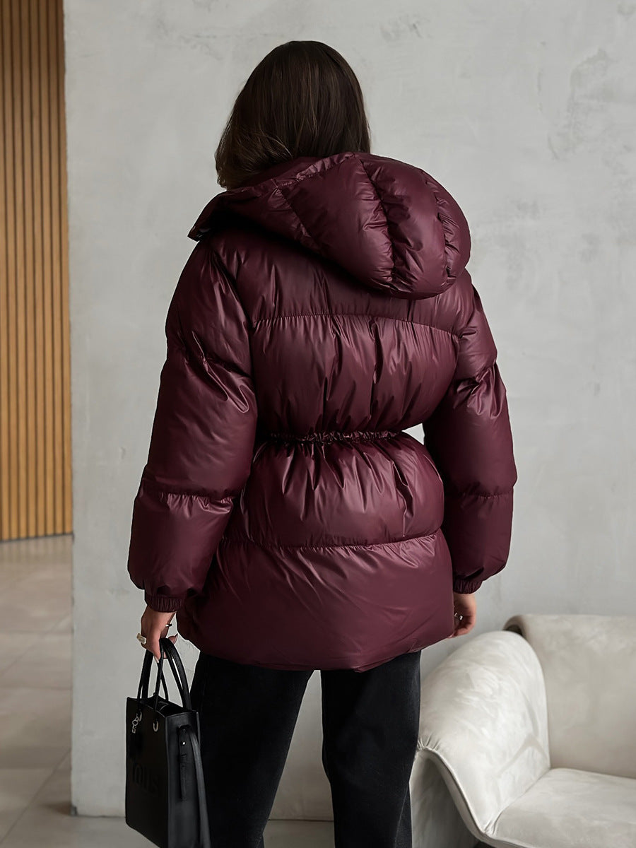 Esther | Veste matelassée à capuche avec cordon de serrage pour femmes