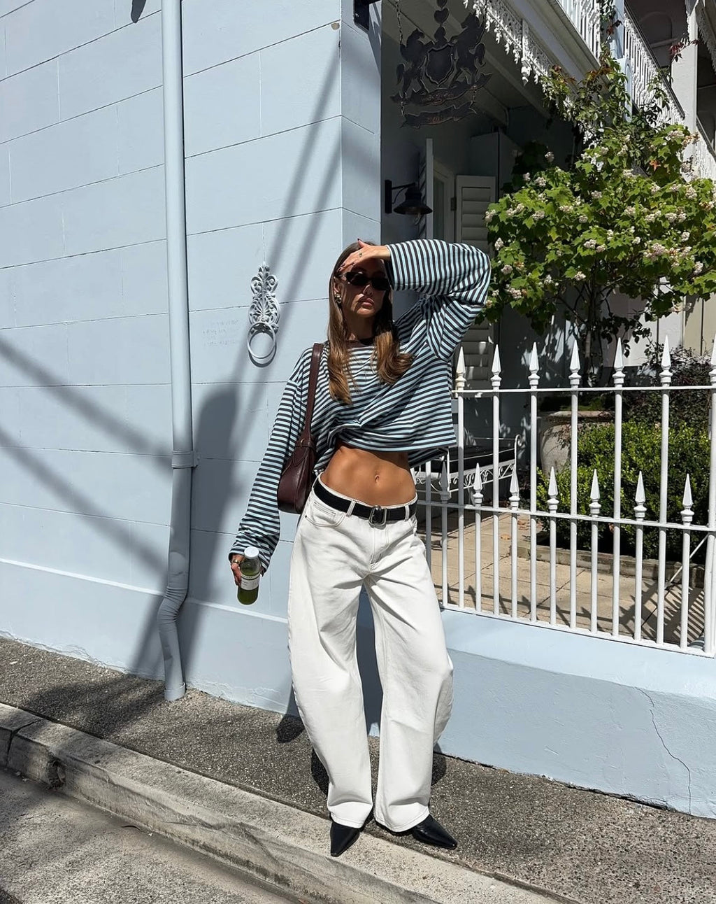 Georgia | Pull Tricoté Oversize Rayé pour Femme