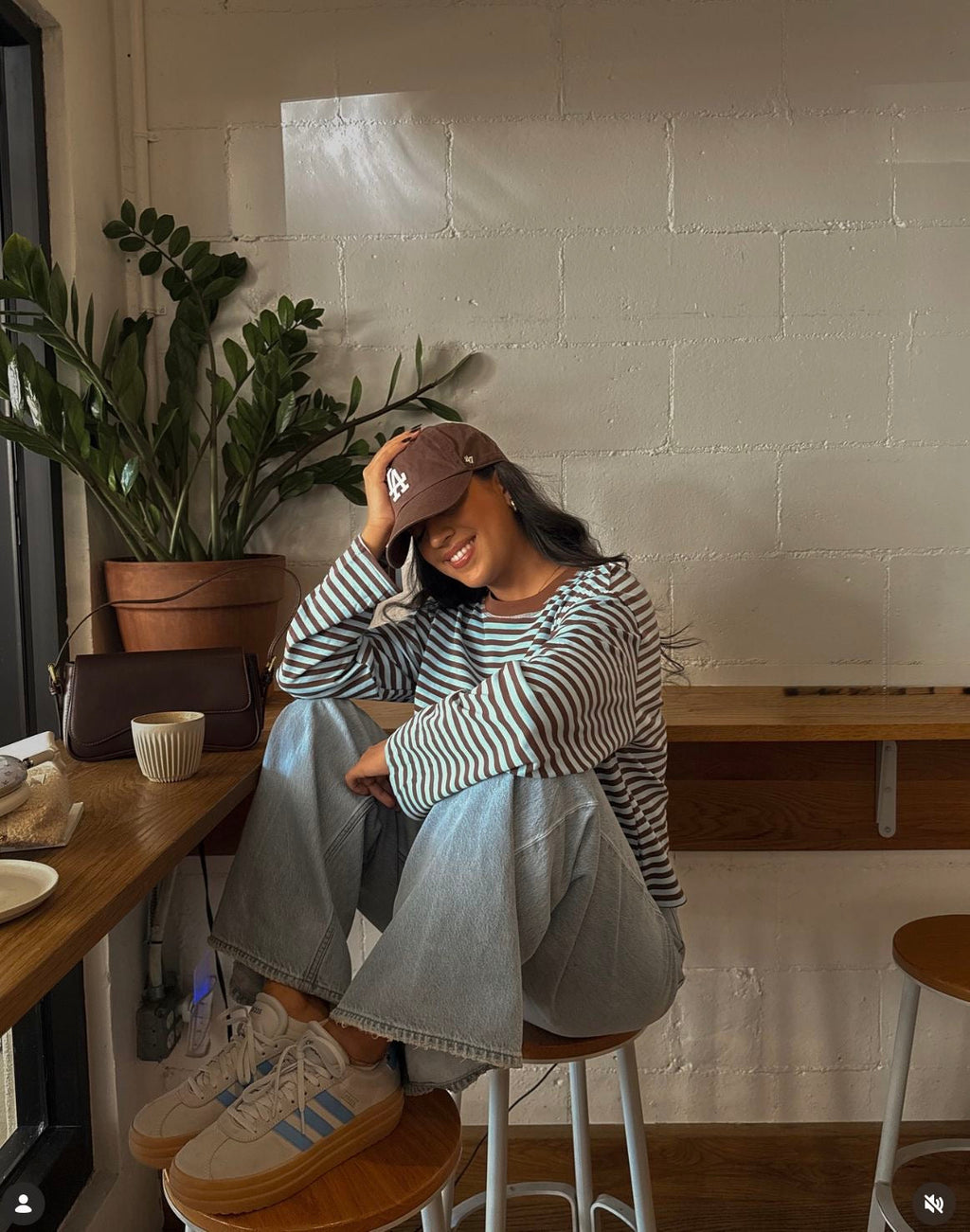 Georgia | Pull Tricoté Oversize Rayé pour Femme