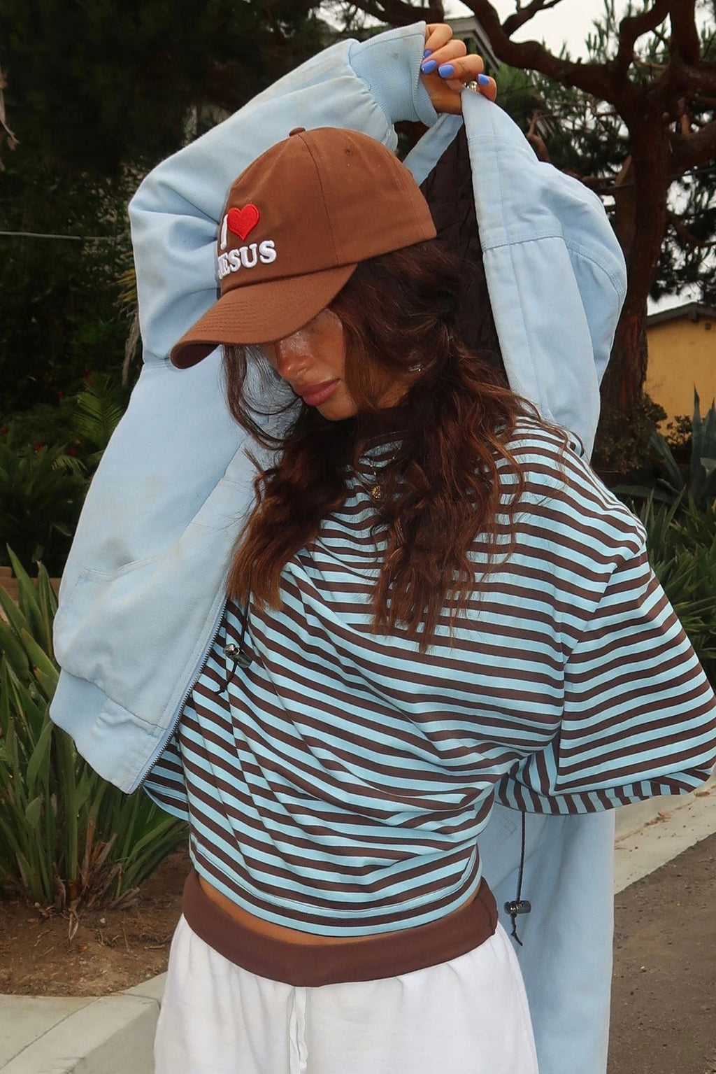 Georgia | Pull Tricoté Oversize Rayé pour Femme