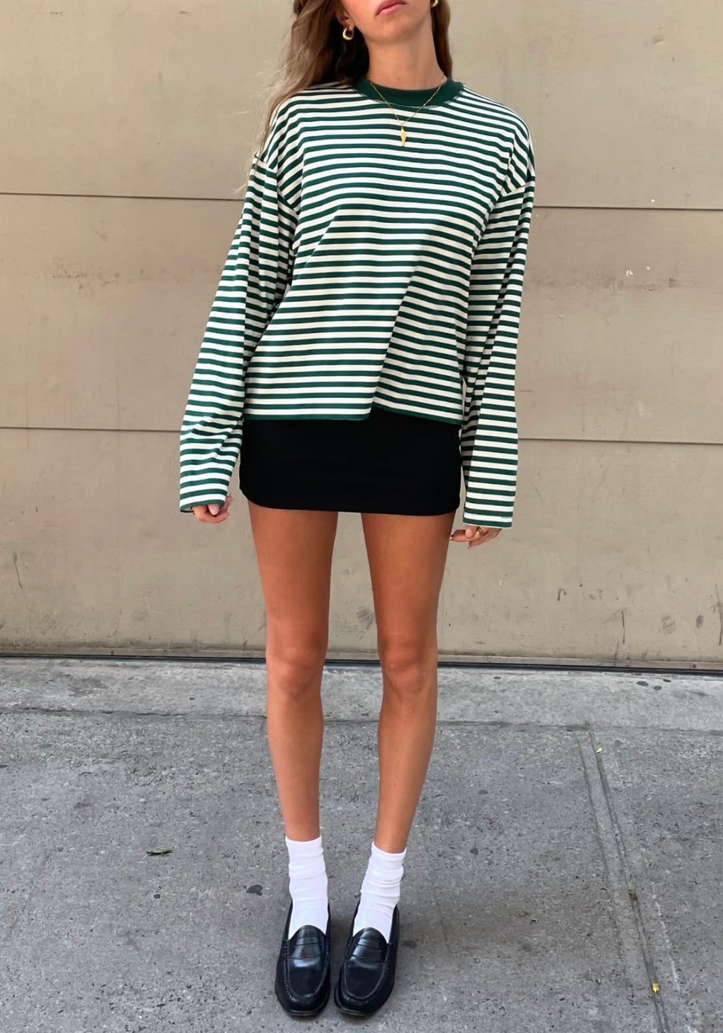 Georgia | Pull Tricoté Oversize Rayé pour Femme