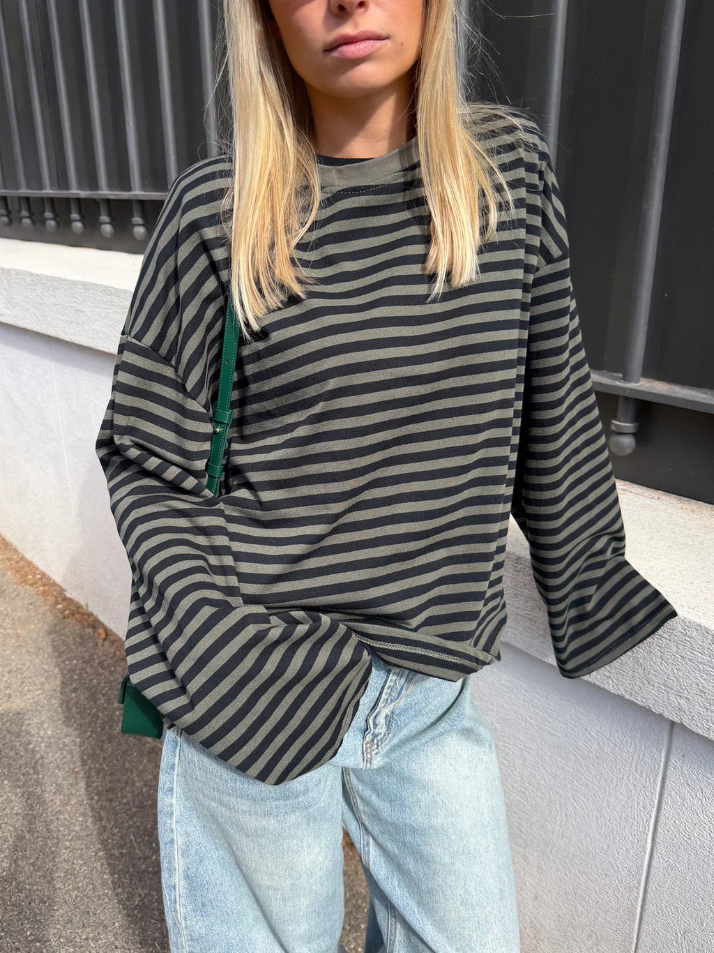 Georgia | Pull Tricoté Oversize Rayé pour Femme