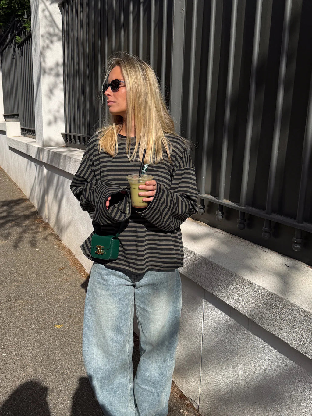 Georgia | Pull Tricoté Oversize Rayé pour Femme