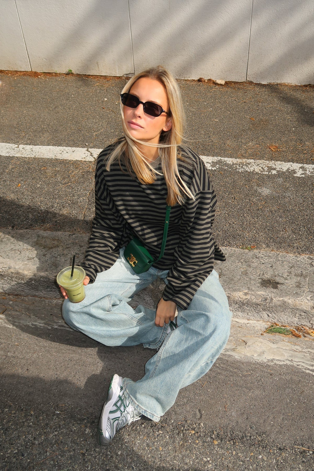 Georgia | Pull Tricoté Oversize Rayé pour Femme