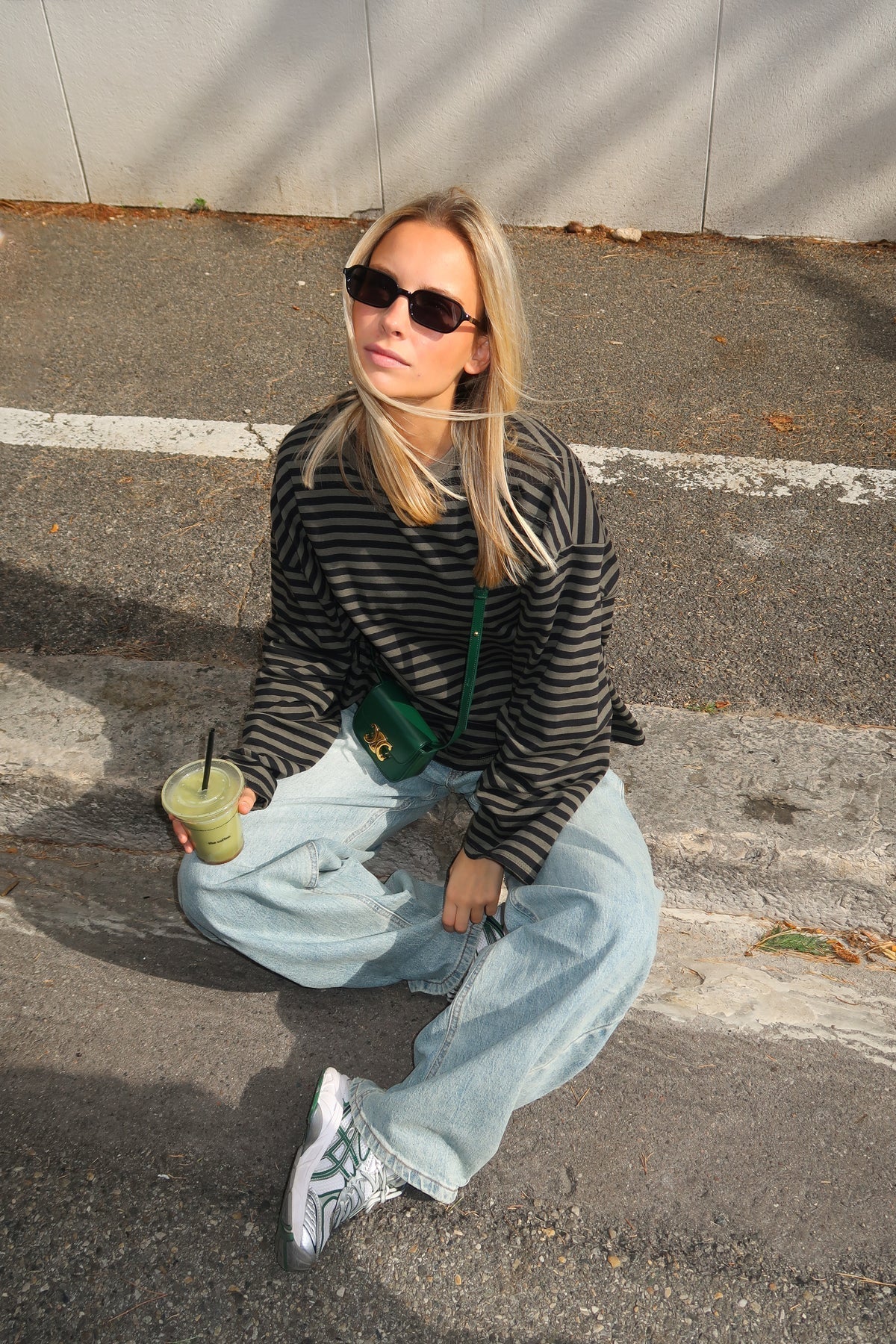 Georgia | Pull Tricoté Oversize Rayé pour Femme