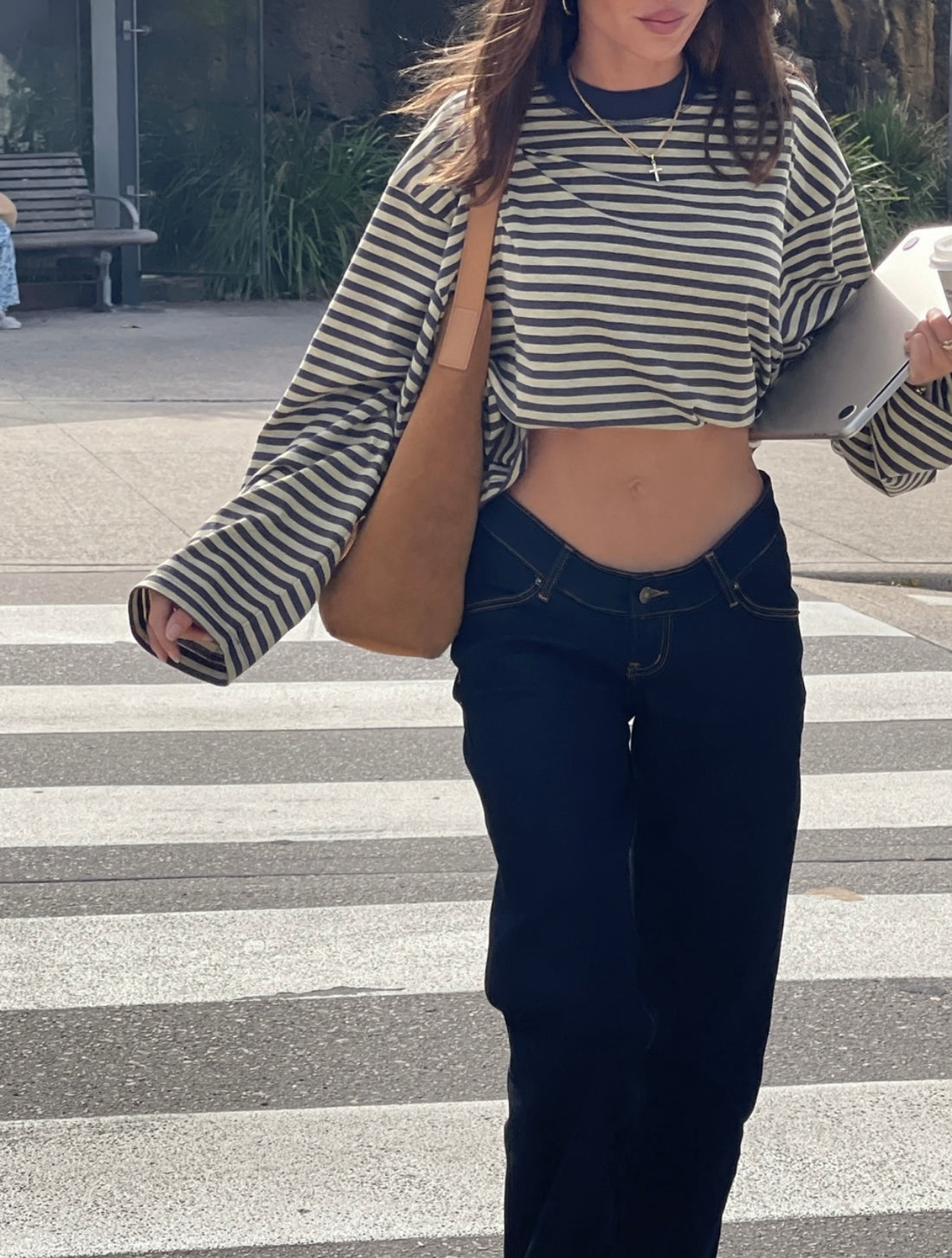 Georgia | Pull Tricoté Oversize Rayé pour Femme