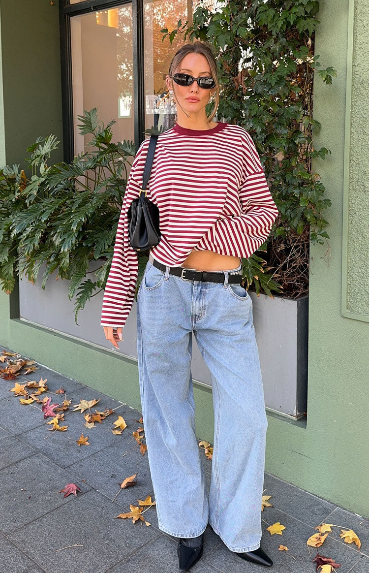 Georgia | Pull Tricoté Oversize Rayé pour Femme