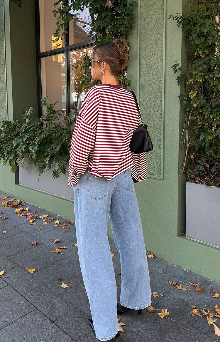 Georgia | Pull Tricoté Oversize Rayé pour Femme