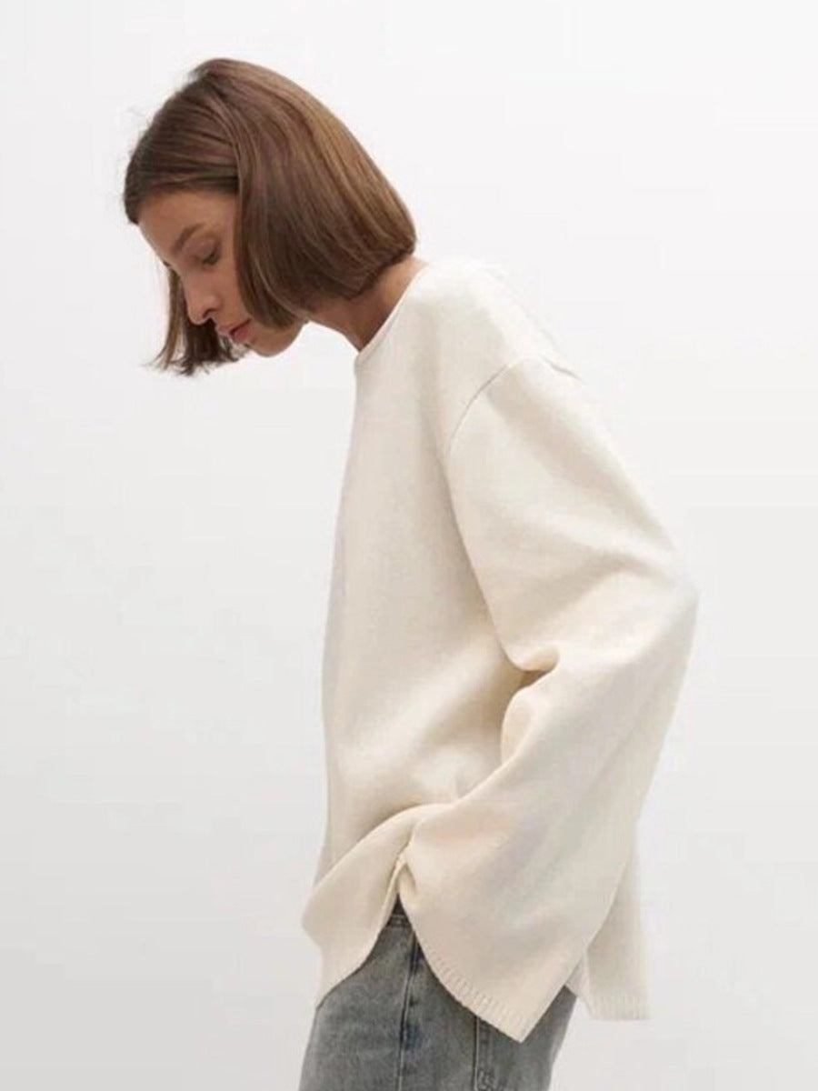 Giselle | Pull en tricot dos nu oversize pour femmes