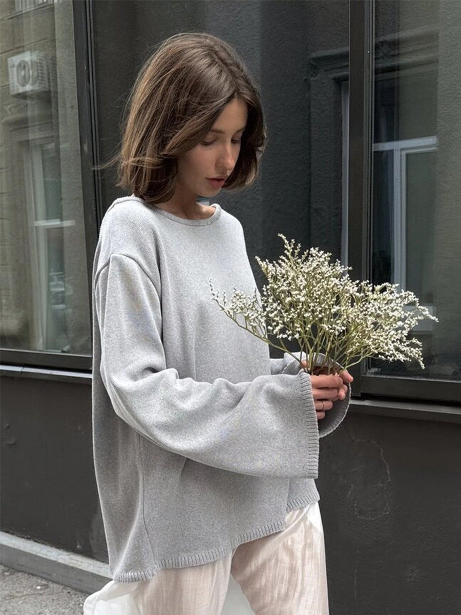 Giselle | Pull en tricot dos nu oversize pour femmes