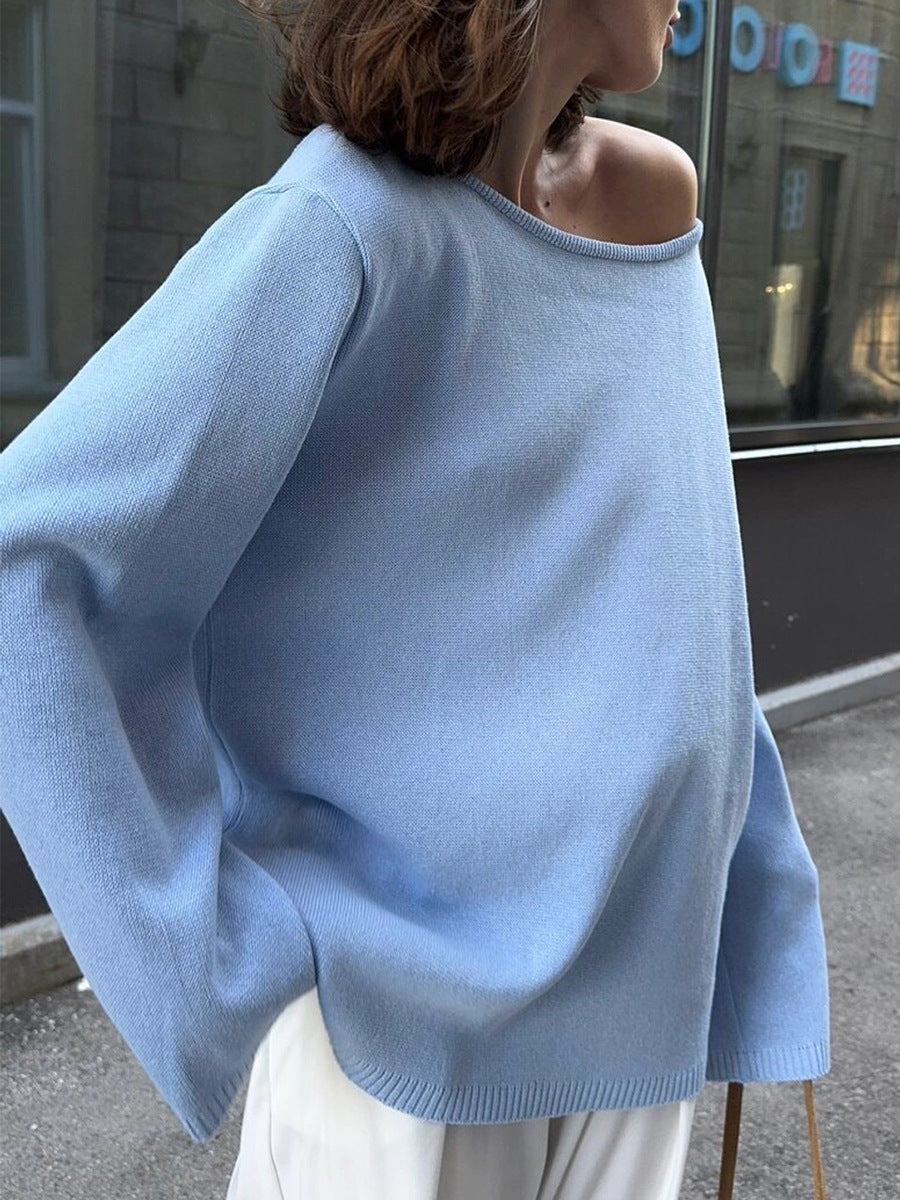 Giselle | Pull en tricot dos nu oversize pour femmes