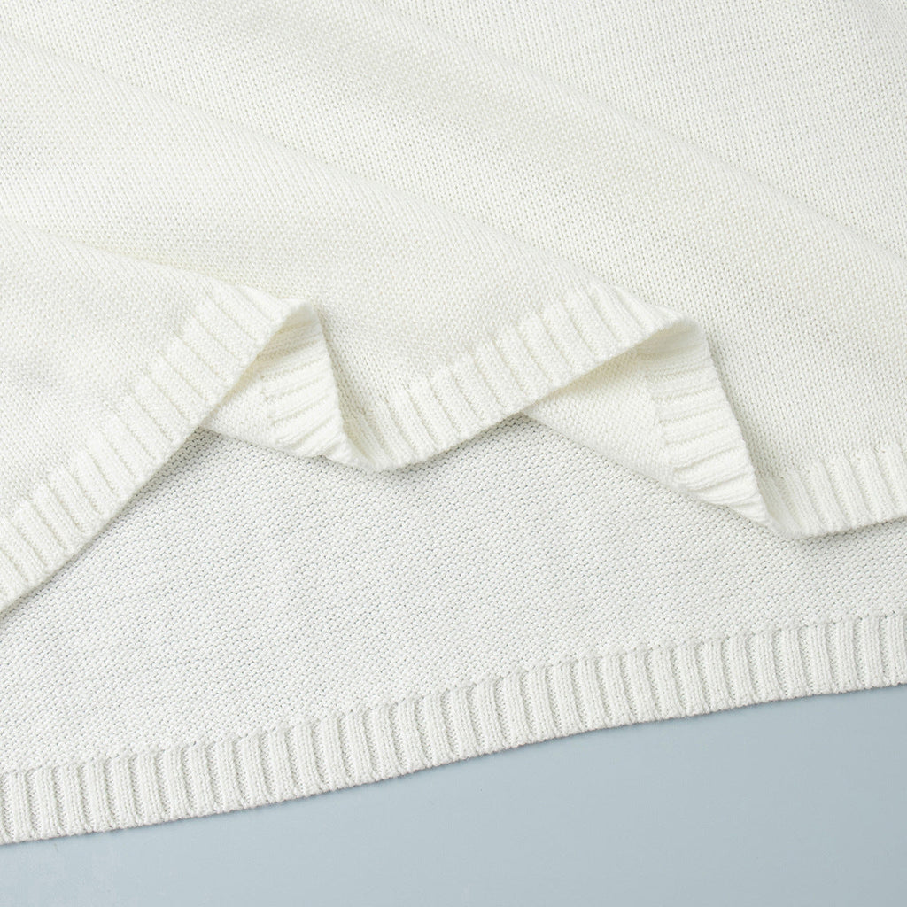 Giselle | Pull en tricot dos nu oversize pour femmes