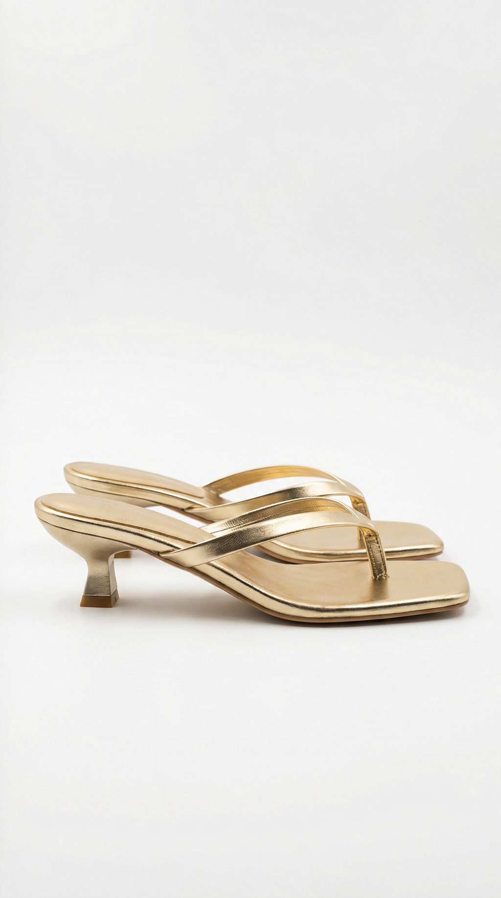Ieza | Sandales Mules à Talon Kitten à Lanières pour Femmes