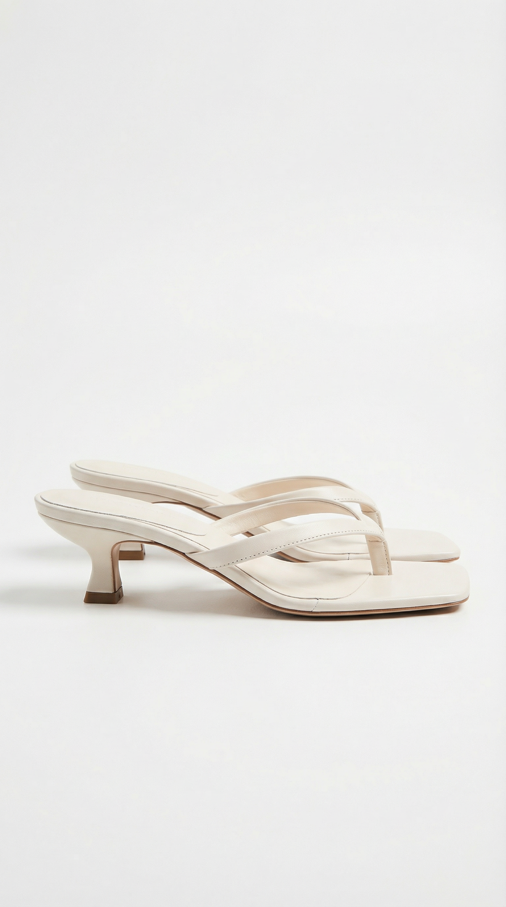 Ieza | Sandales Mules à Talon Kitten à Lanières pour Femmes