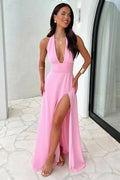 Karina | Robe Maxi d'Été Sans Manches à Fente Haute pour Femme
