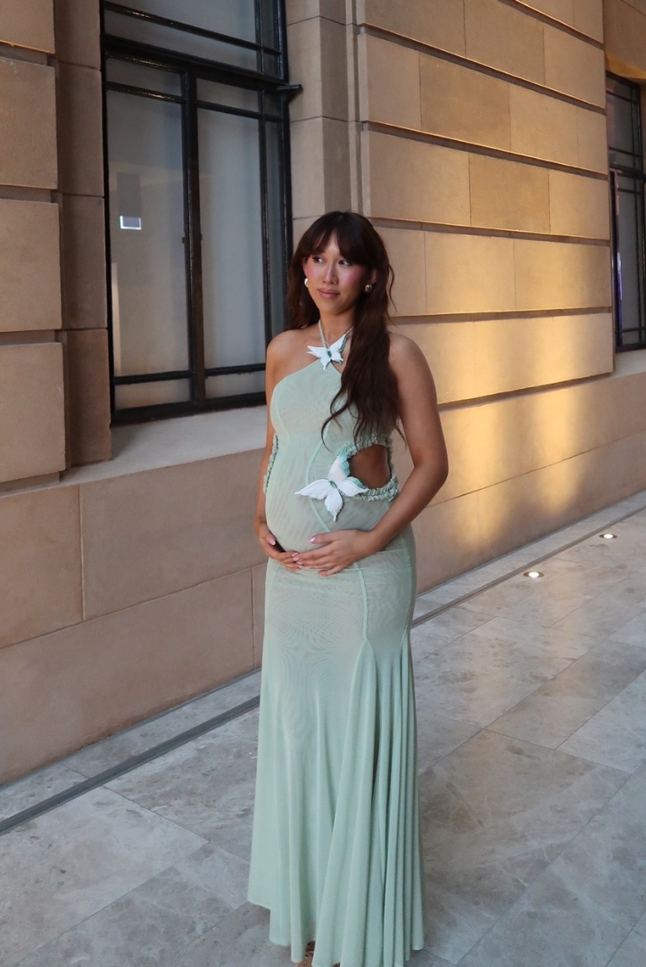 Kaylani | Robe Maxi à Découpes Papillon pour Invitées de Mariage