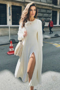 Kendra | Cardigan long en tricot ouvert pour femmes