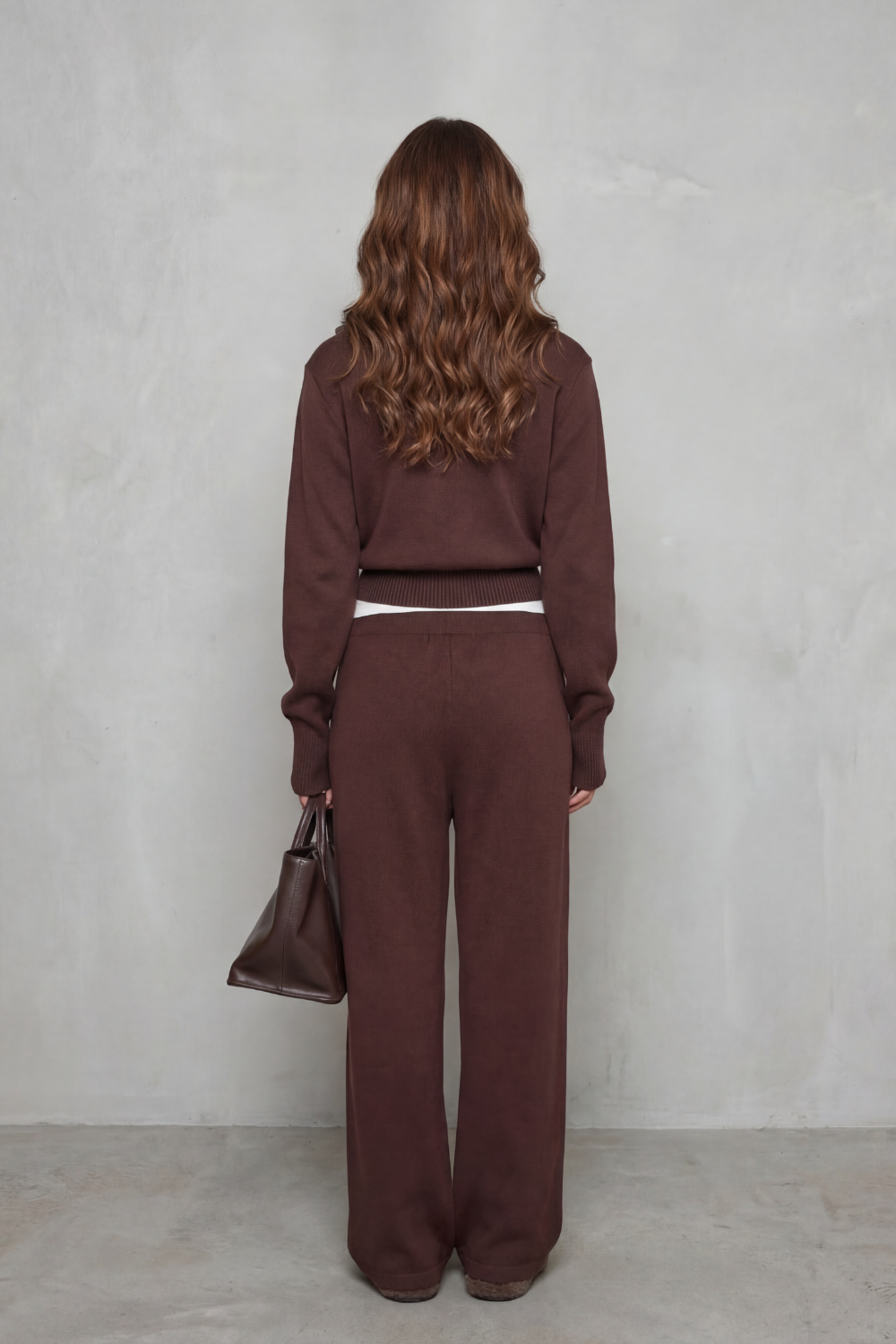 Kimber | Ensemble en tricot à col zippé pour femmes