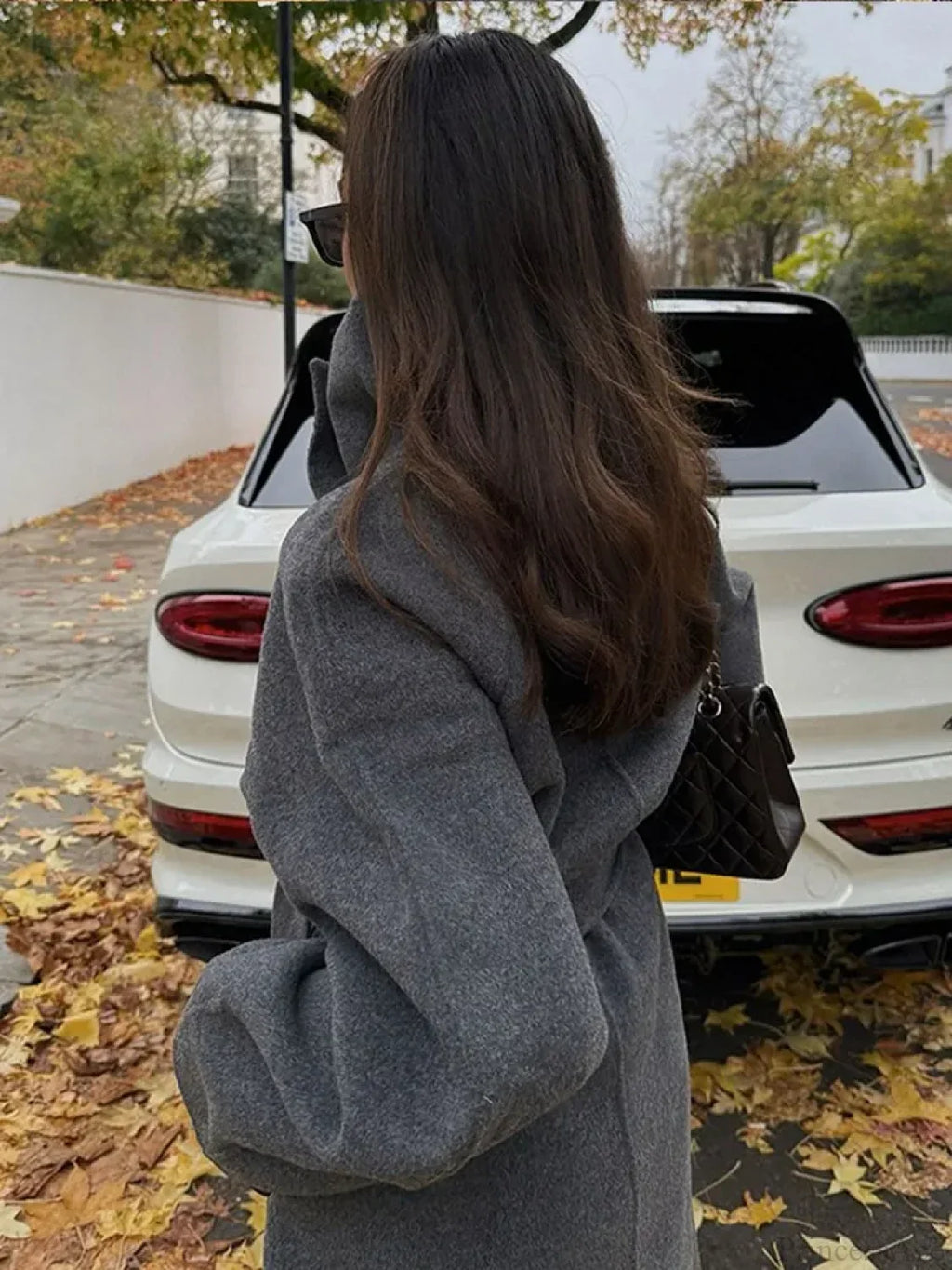 Linda | Manteau Trench Long Maxi à Col Montant Ceinturé pour Femmes