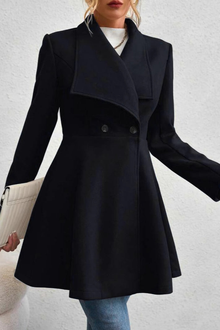 Meredith | Veste longue à col châle ouvert pour femmes