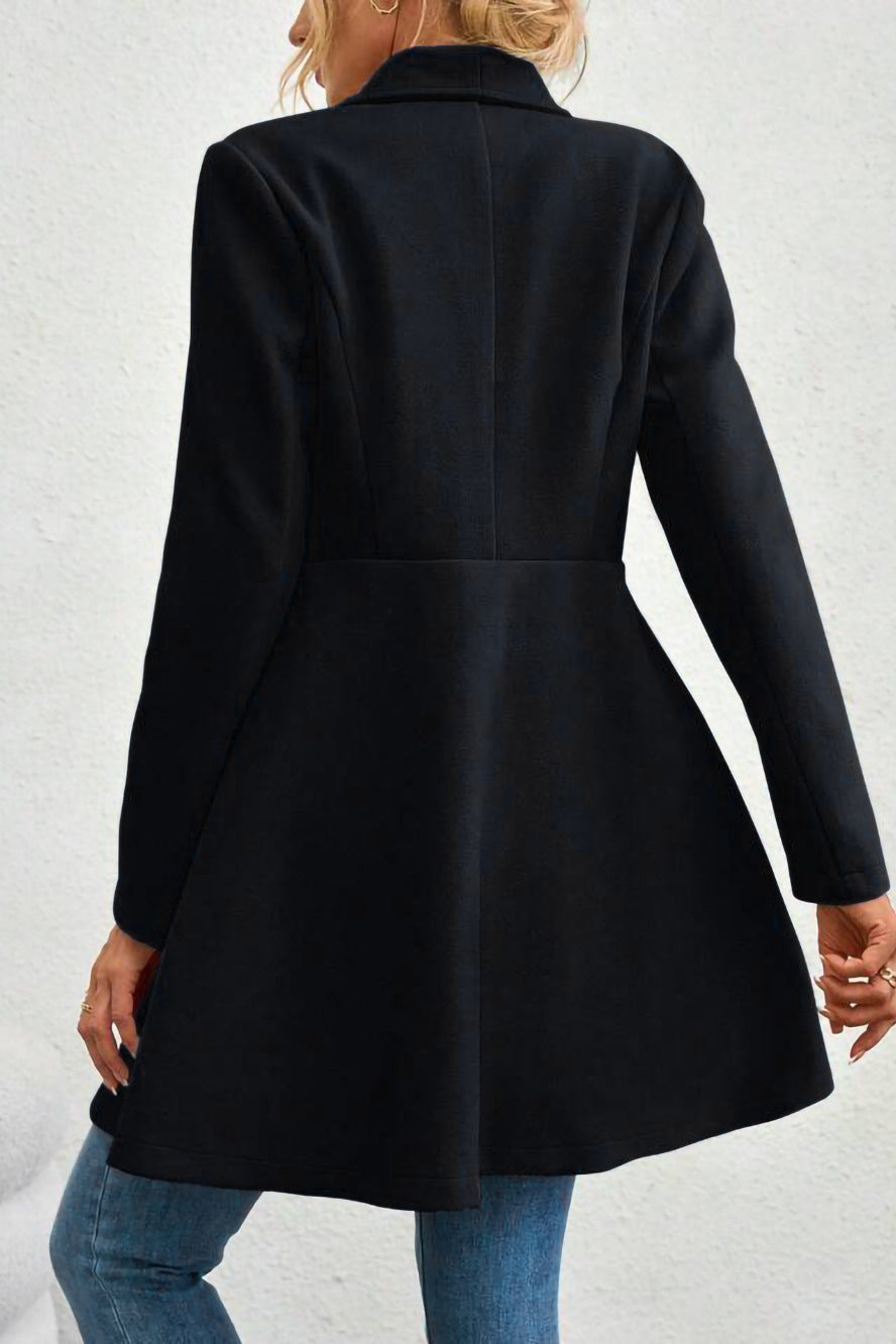 Meredith | Veste longue à col châle ouvert pour femmes