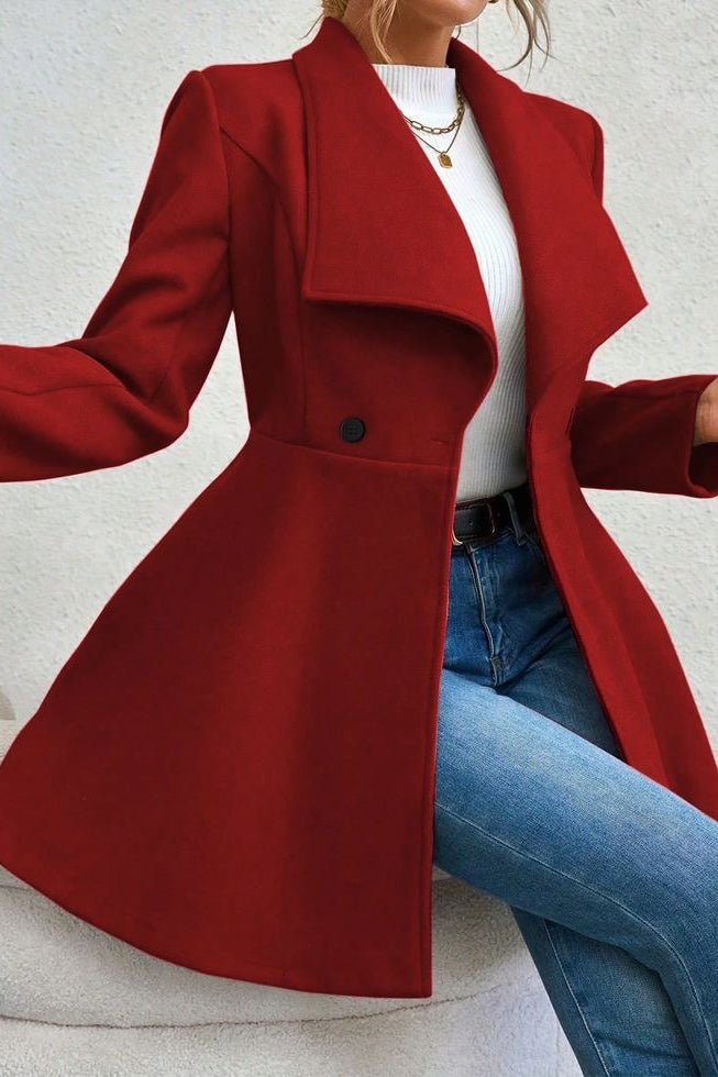 Meredith | Veste longue à col châle ouvert pour femmes