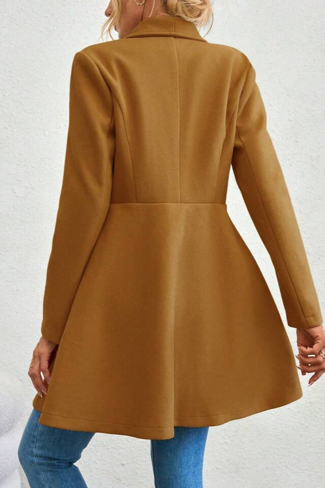 Meredith | Veste longue à col châle ouvert pour femmes