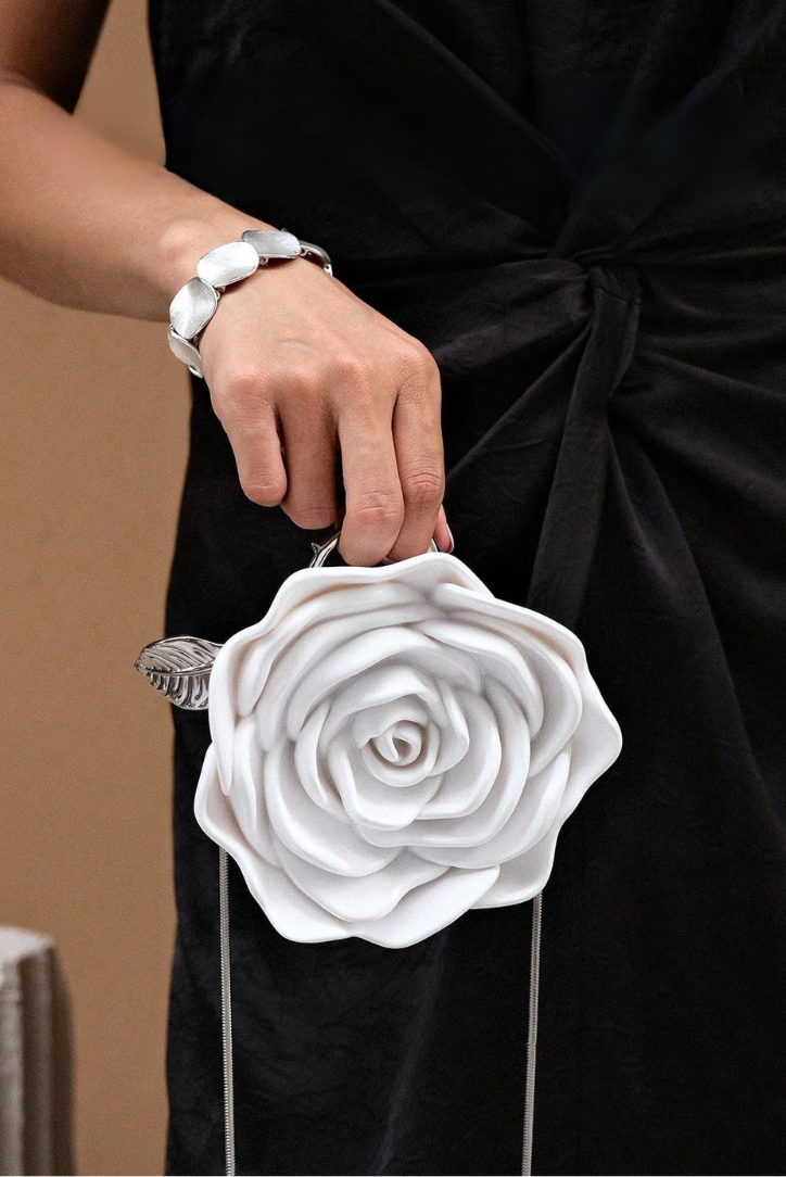 Nadia | Sac à main en bandoulière floral rose